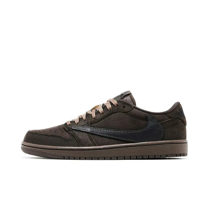Tênis Air Jordan 1 Retrô Low OG SP x Travis Scott Velvet Brown