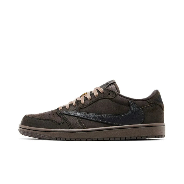 Tênis Air Jordan 1 Retrô Low OG SP x Travis Scott Velvet Brown