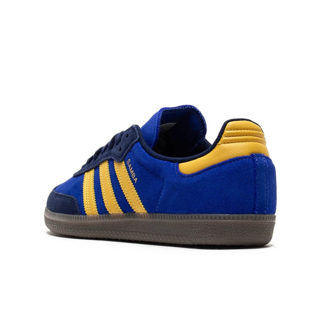 Tênis Adidas Samba ADV Azul e Amarelo - HQ9283