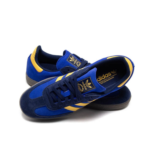 Tênis Adidas Samba ADV Azul e Amarelo - HQ9283