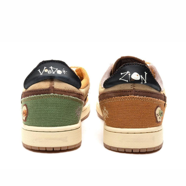 Tênis Jordan 1 Retro Low OG Zion Williamson Voodoo