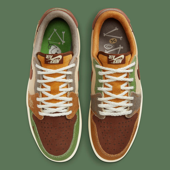Tênis Jordan 1 Retro Low OG Zion Williamson Voodoo